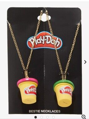 NWT Play-Doh Figural Best Friend Necklace Set